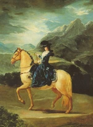Goya - Maria Teresa Of Vallabriga On Horseback