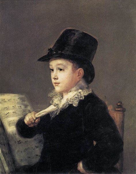 Portrait of Mariano Goya, the Artist's Grandson