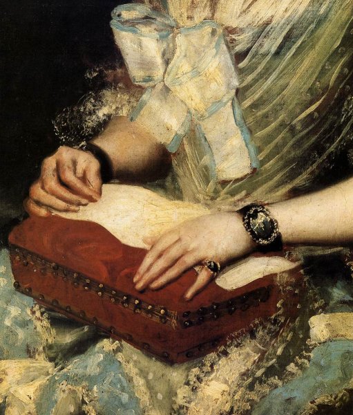 Portrait of the Wife of Juan Agustín Ceán Bermúdez (detail)