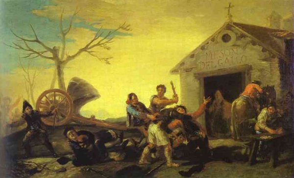 Fight At The Cock Inn 1777