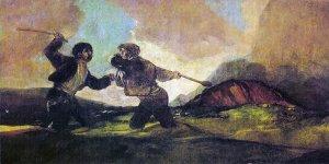 Duel with Cudgels