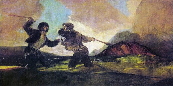 Duel with Cudgels