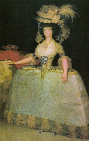 The queen Maria Luisa