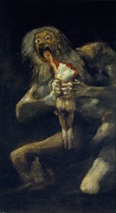 Saturn Devouring One of his Children