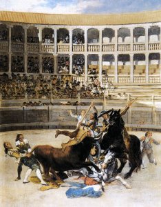 Picador Caught By The Bull