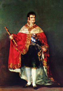 Ferdinand VII In His Robes Of State